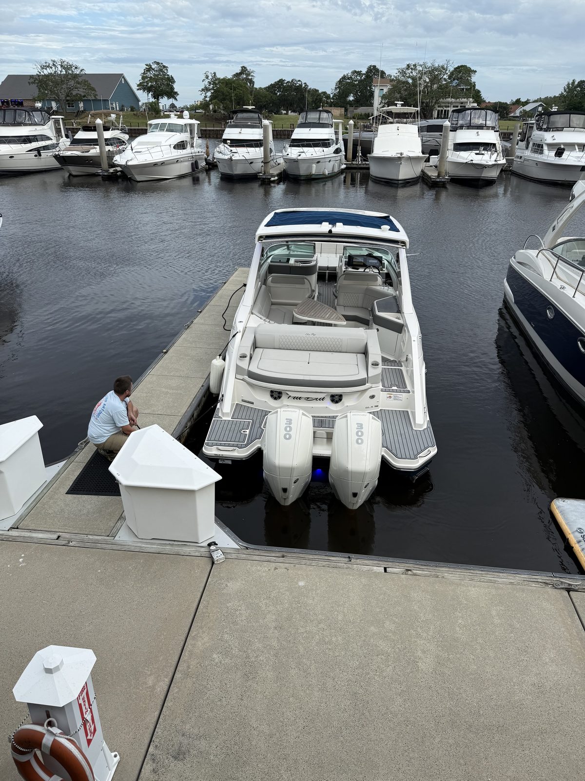 Deck layout from above