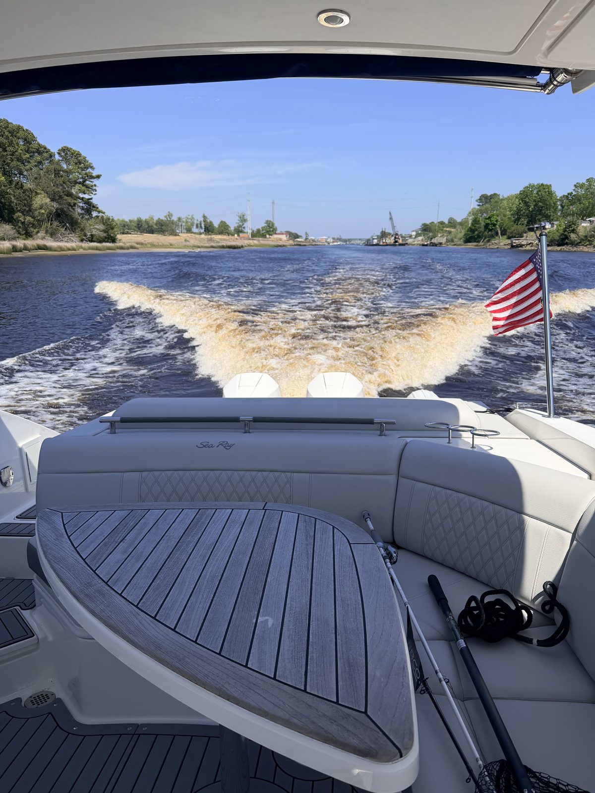 Underway on the water
