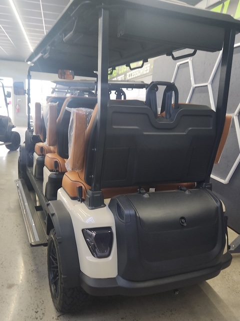 Rear seating and storage trunk