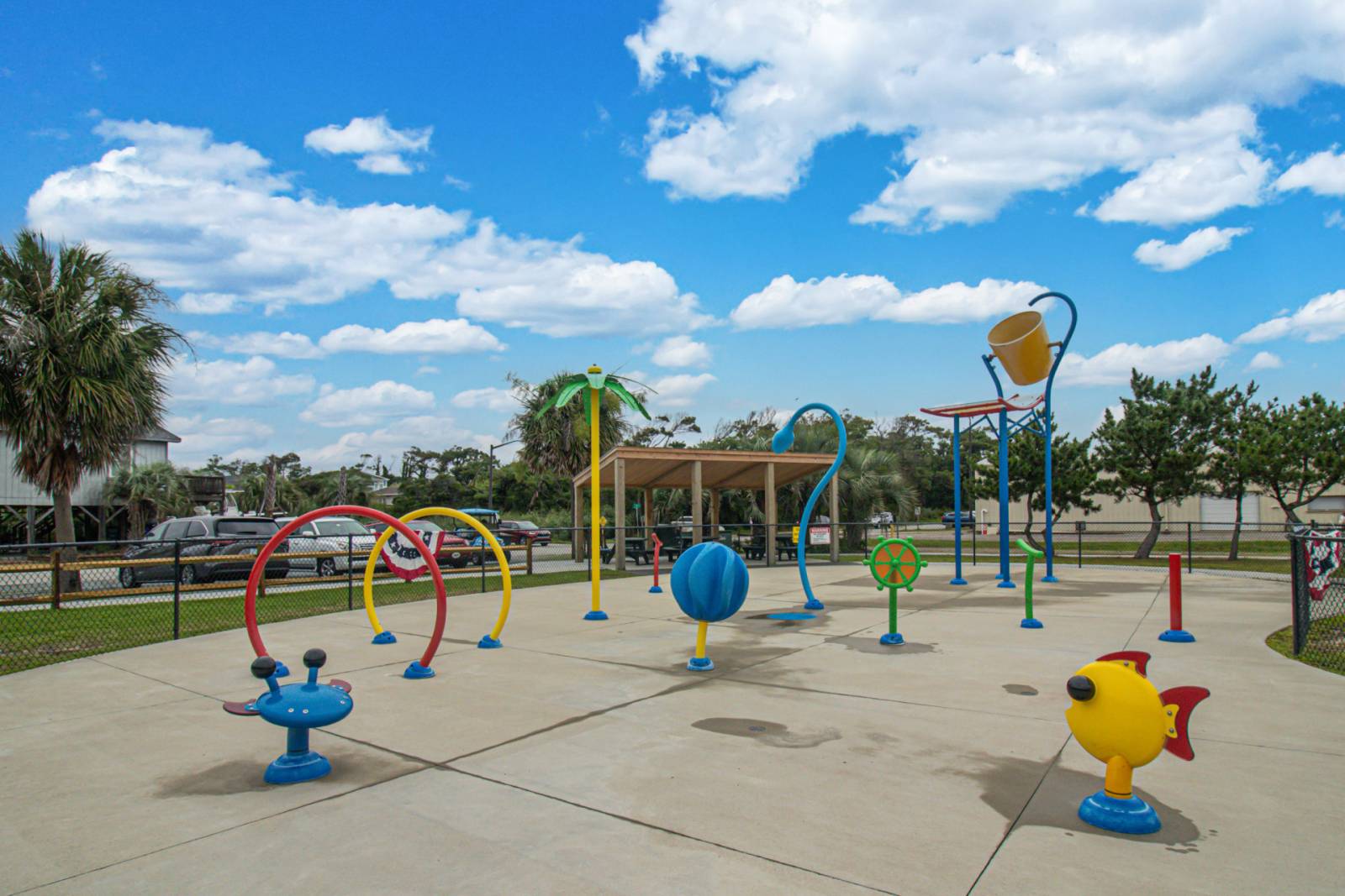 Splash pad at Middleton Park
